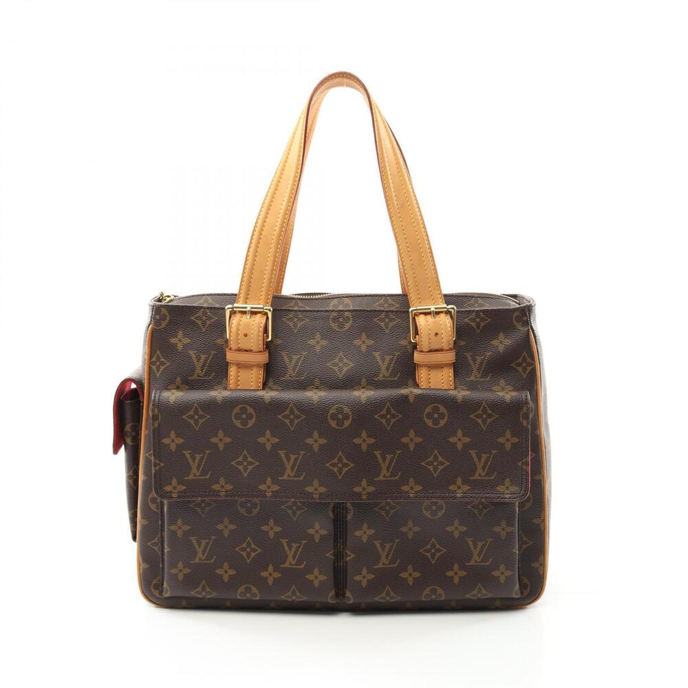 Louis Vuitton Multiplicit Handbag Canvas Leather Monogram Brown